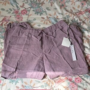 Nicole Miller Lavender Cargo Jogger Pants